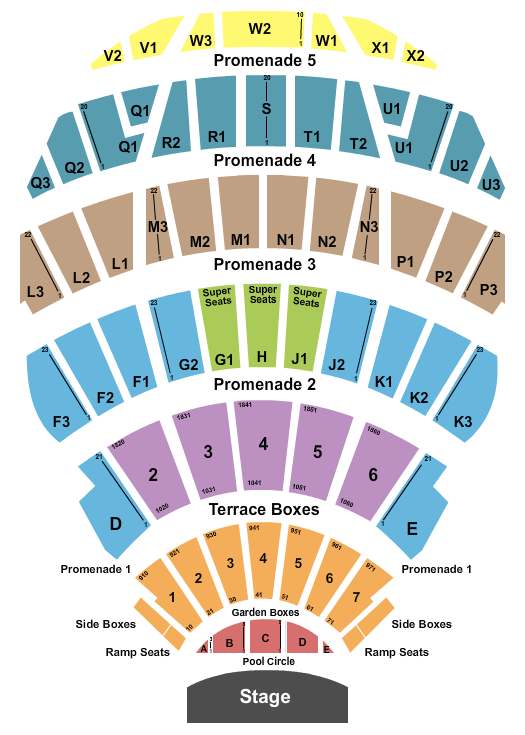 Hollywood Bowl OneRepublic Seating Chart